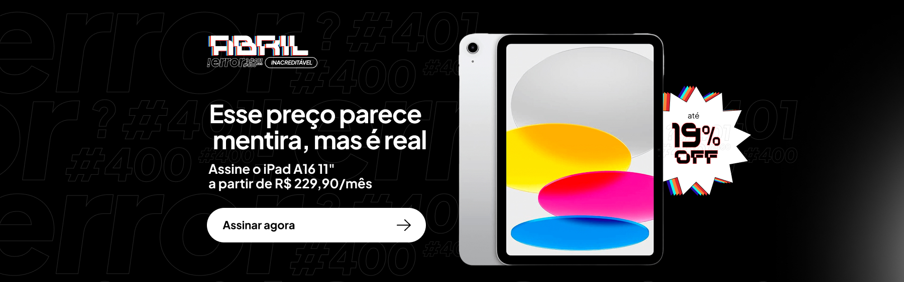 [PROMO] Abril Inacreditável - iPad
